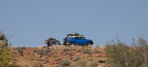 My Toyota FJ Cruiser and M416 Trailer