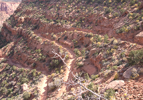 Flint Trail switchbacks