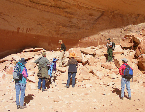There are multiple panels to checkout on the way up the canyon