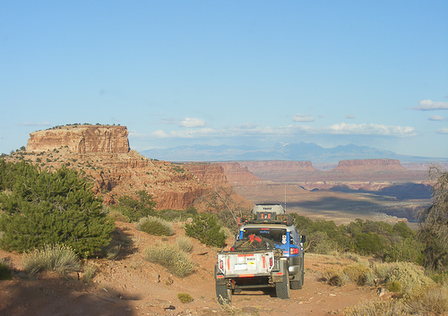On the road to Panorama Point