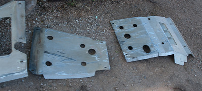 Engine and tranmy skids