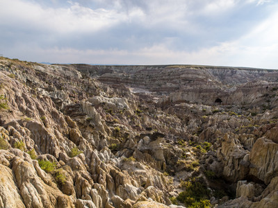 Hell's Half Acre landscape in Wyoming