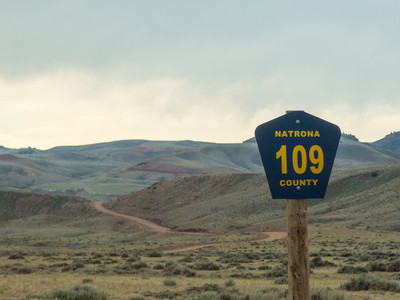 Climbing into the lower Bighorn Mountains