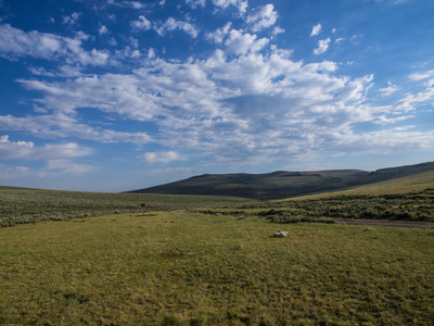 Wide mountain vistas during the Wyoming Bighorns trip