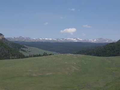 First view of the Cloud Peak Wilderness