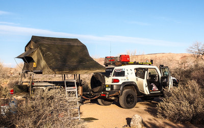 Sand Island campsite during the 2013 spring trip