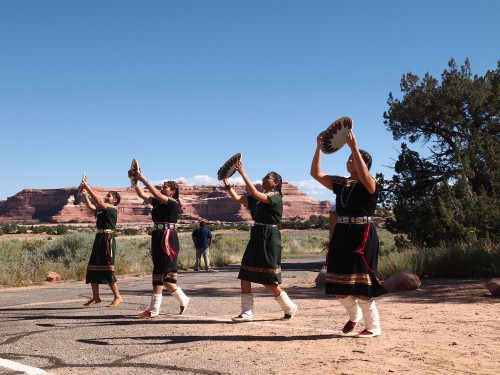 Navajo Basket Dancers opening the 50th celebration
