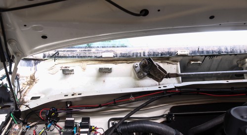 Intake behind here