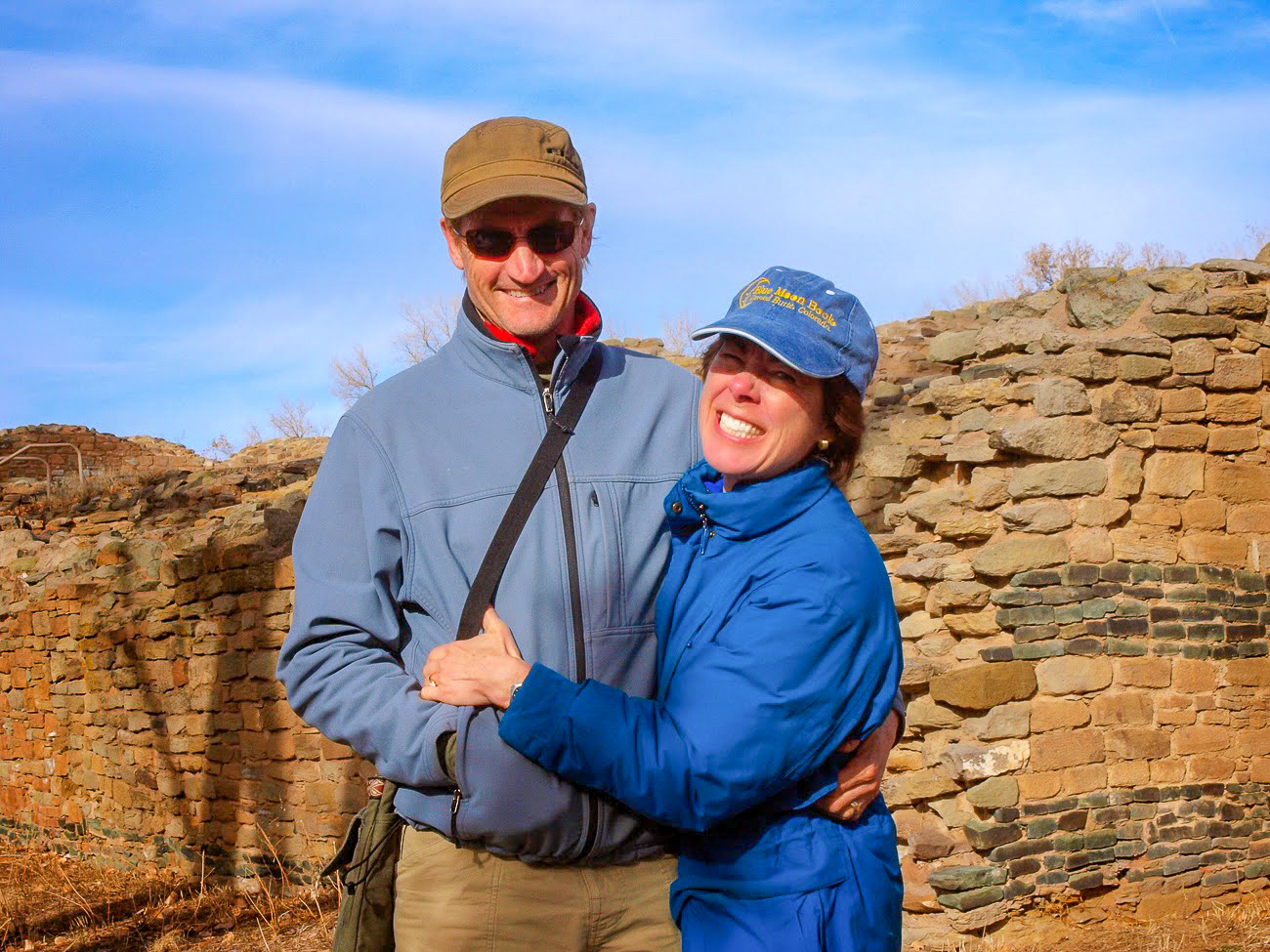 Tomas and Nancy camping in southwestern Colorado